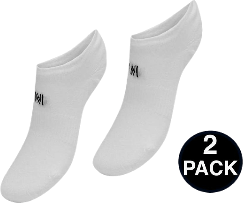 No Show Socks – Leo 2-Pack White
