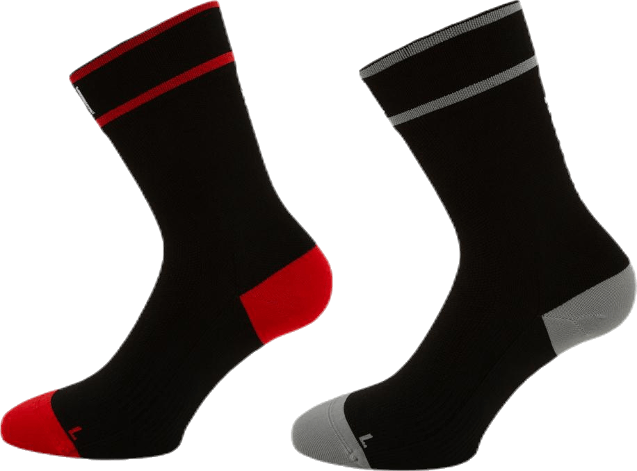 Cycling and Running Socks - Adam Black, Unisex, Odzież, Skarpety, Bieganie, Czarny, 43-46