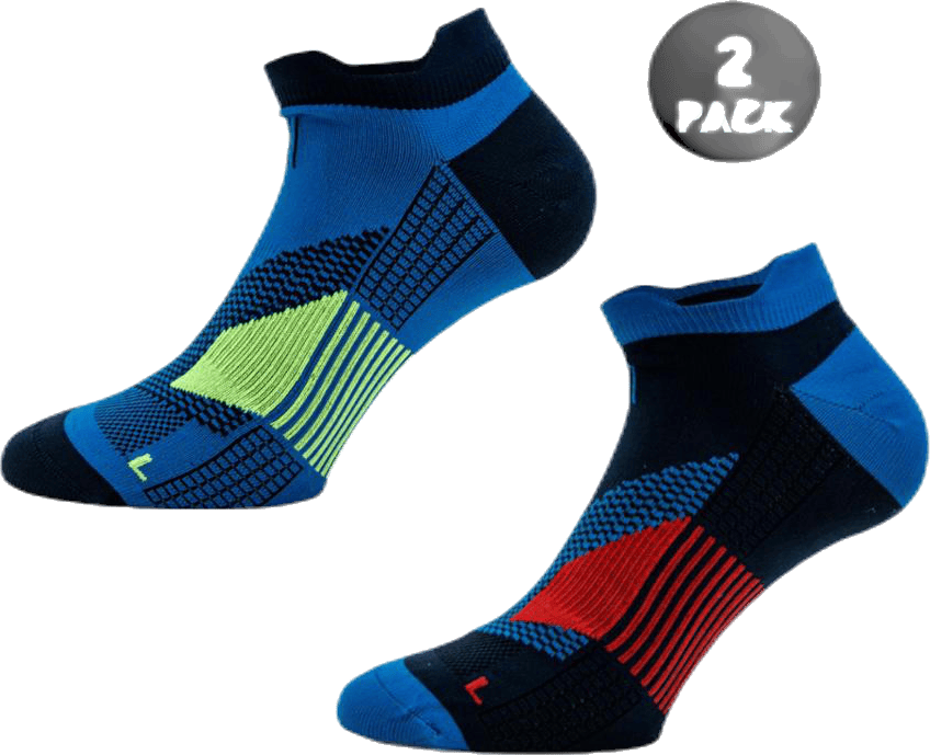 2-Pack Running Socks - Thomas Blue, Unisex, Oblečení, Ponožky, Běh, Modrý, 43-46