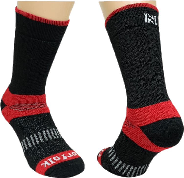 Trekking Socks - Voyager Red, Unisex, Apparels, Socks, Red, 43-46