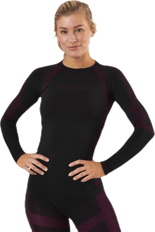 Warmy Seamless Set Black, Male, Apparels, base layers, Black, M/L