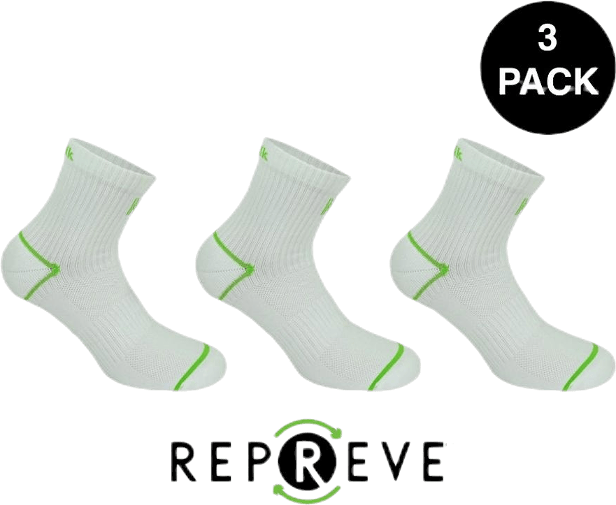 Rhino Repreve Socks White, Unisex, Abbigliamento, Calzini, Calcio, Bianca, 43-46