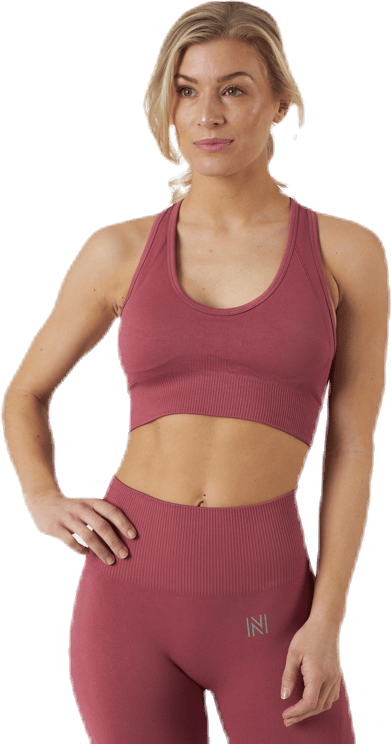 Erica Seamless Sports Bra Pink/Red - Bild 4