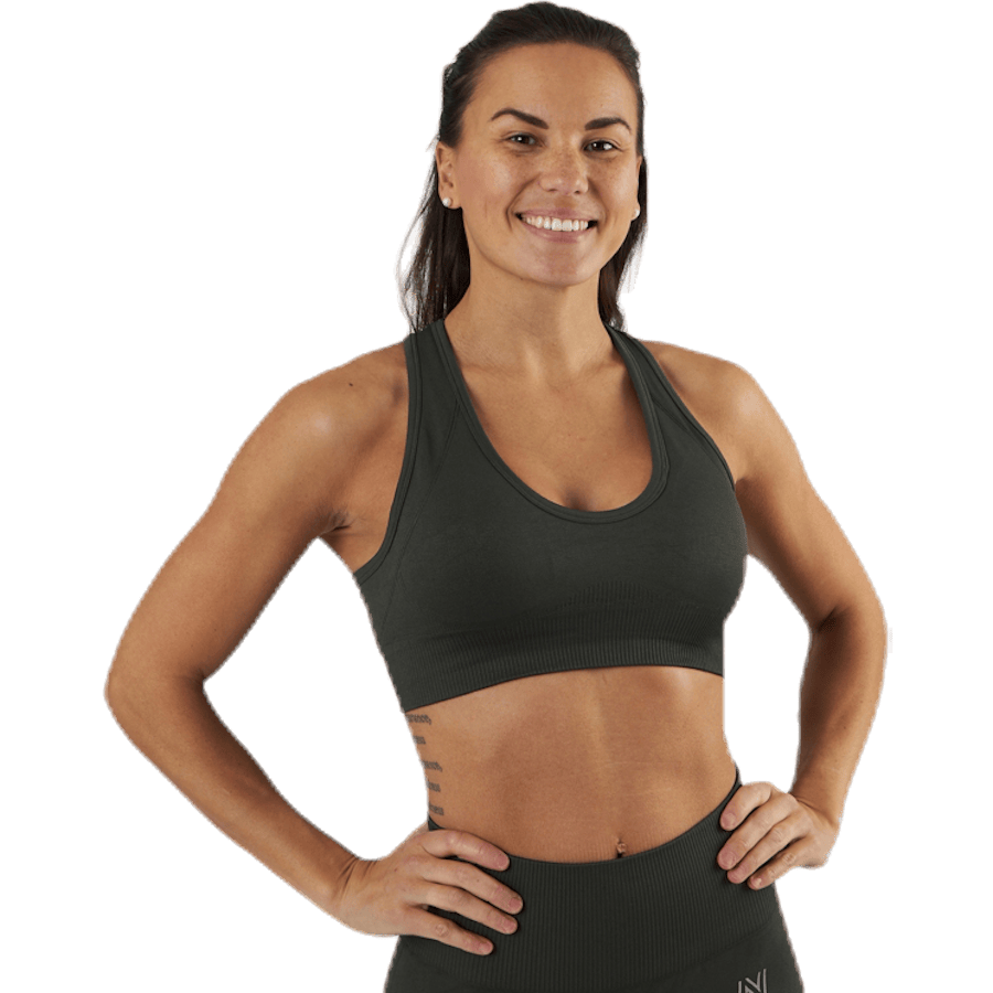 Erica Seamless Sports Bra Green