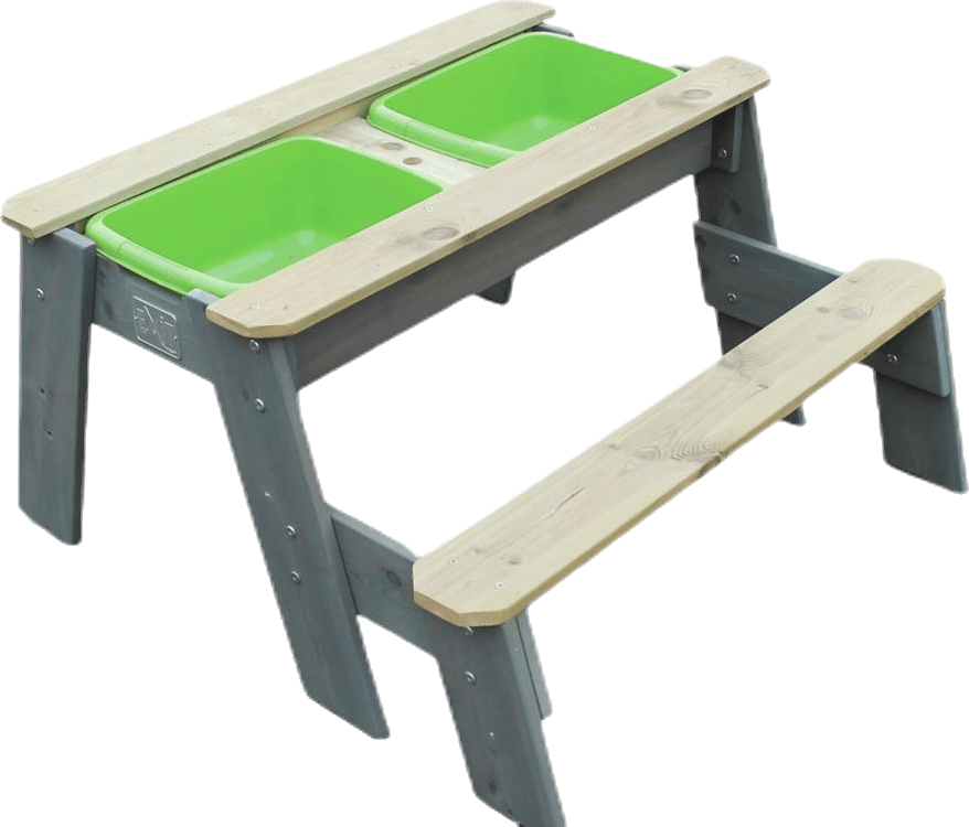 Aksent Sand-, Water Picnictable L (1 Seat) Grey, Unisex, Utstyr, leker og spill, Grå, ONESIZE