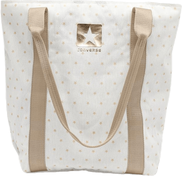 Mini Star Shopper Ecru Pink/Gold, Unisex, Utrustning, väskor & ryggsäckar, Rosa/Guld, ONESIZE