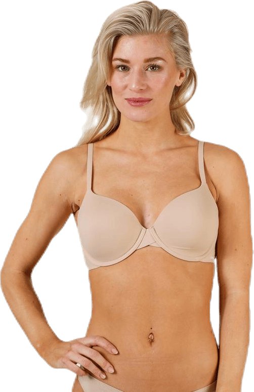 Lightly Lined Fc Beige, Female, Vaatteet, Alusvaatteet, Beige, 80 D