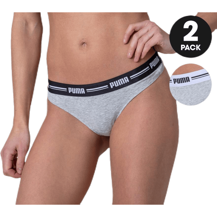 Iconic String 2-Pack Hang Grey