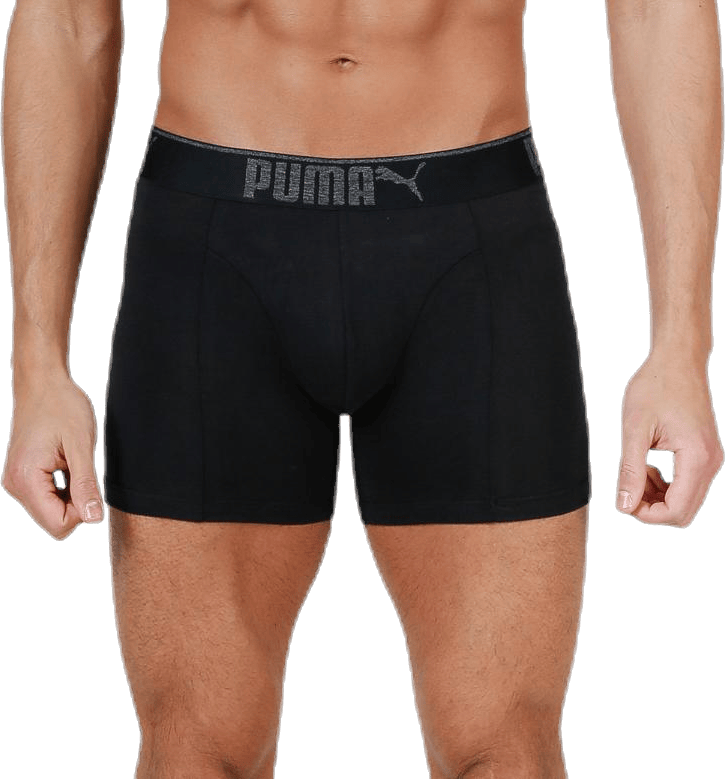 Lifestyle Sueded Cotton Boxer 3p Black - Bild 3
