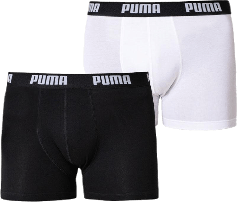 Basic Boxer 2-Pack White/Black, Male, Kläder, Underkläder, Träning, Vit/Svart, XL