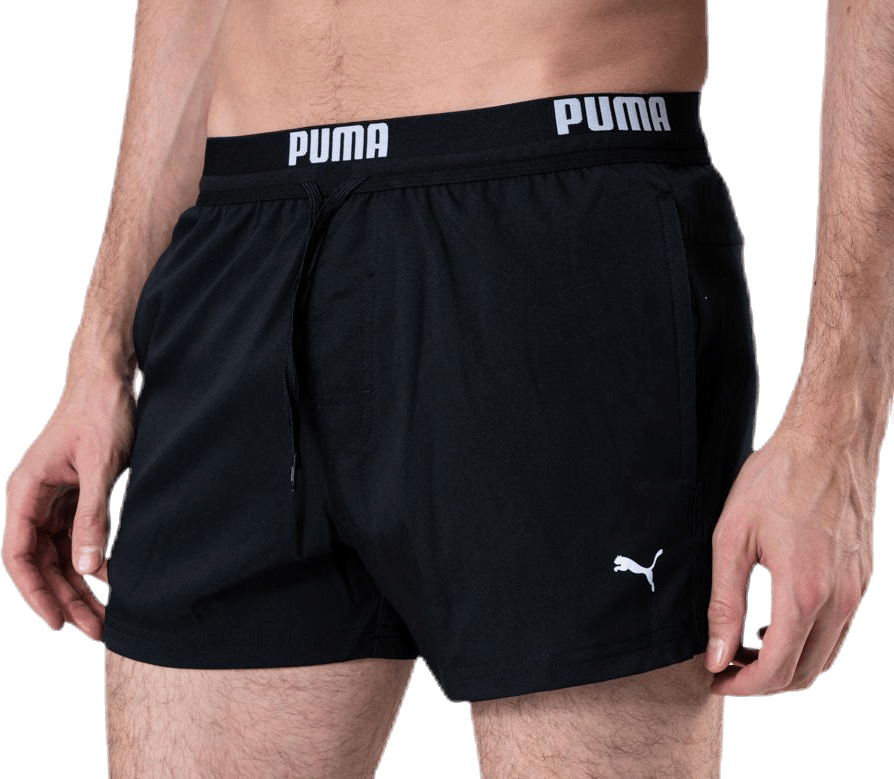 Logo Short Length Swim Shorts Black - Bild 6