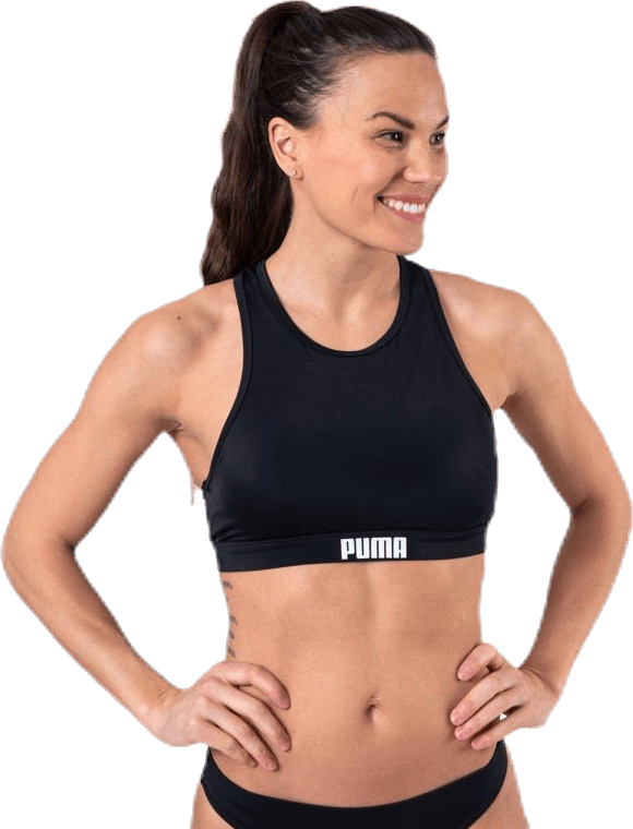 Racerback Swim Top Black, Female, Aparelhos, Roupa de banho, Natação, Preto, L