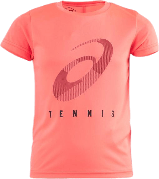 Practice B Spiral T Red, Unisex, Vaatteet, T-paita, Tennis, Punainen, L