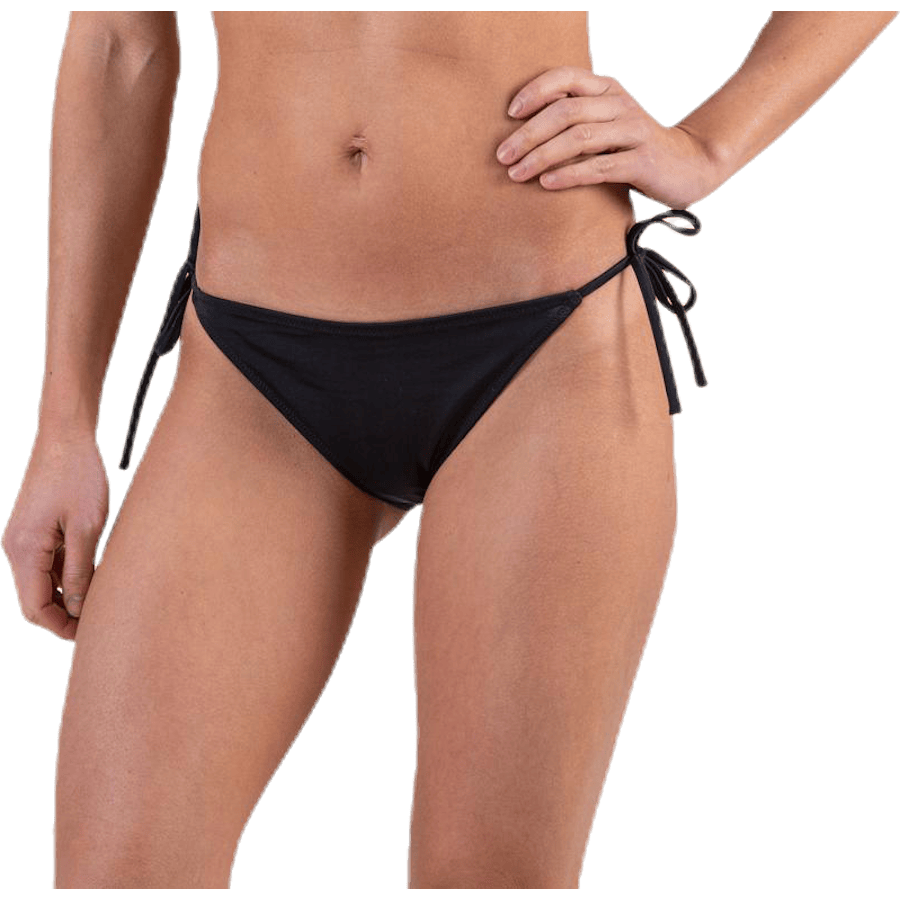 Cheeky String Side Tie Bikini Black