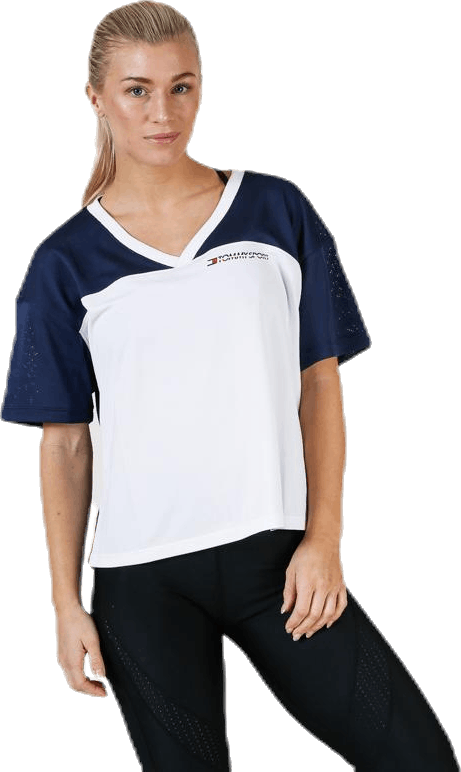 Mesh T-Shirt Panel Blue, Female, Aparelhos, Camisa, Treino, Azul, XS