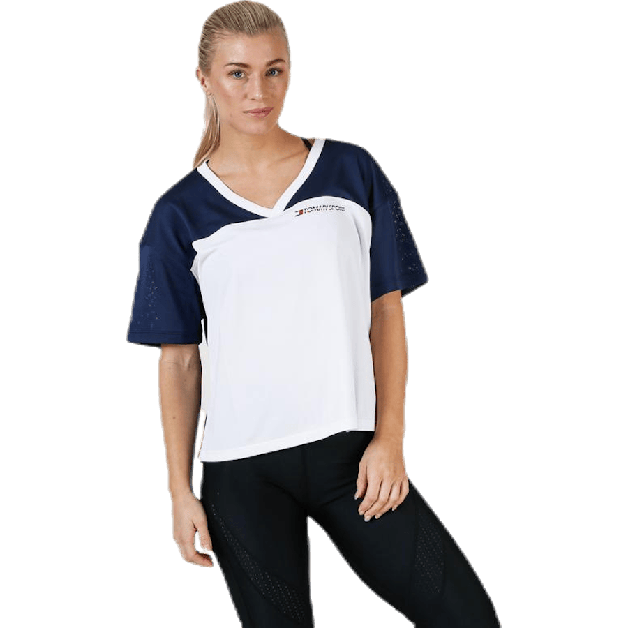 Mesh T-Shirt Panel Blue