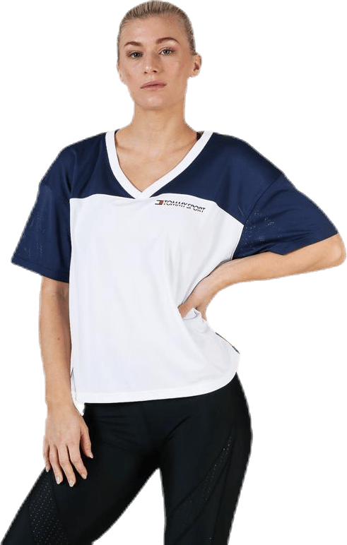 Mesh T-Shirt Panel Blue - Bild 2