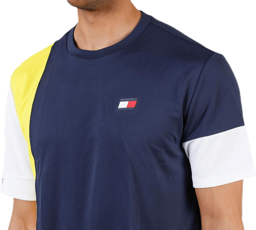 T-Shirt Colourblocked Yellow - Bild 3