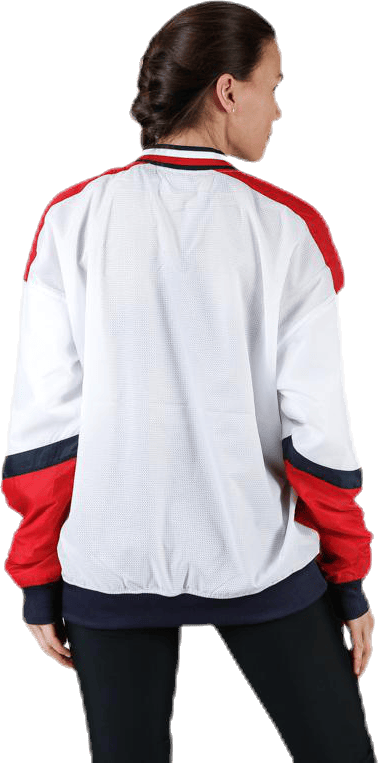 Pull Over Jacket With Iconic Rib Red - Bild 2