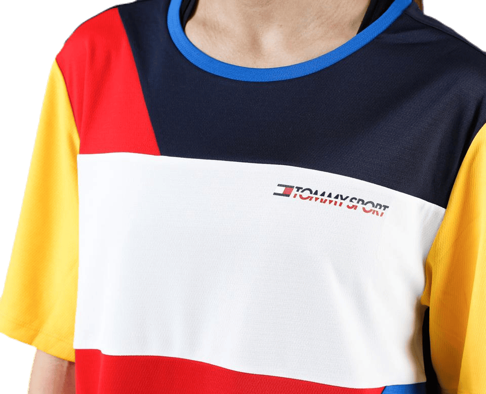 Statement Colourblock T-Shirt Red - Bild 5