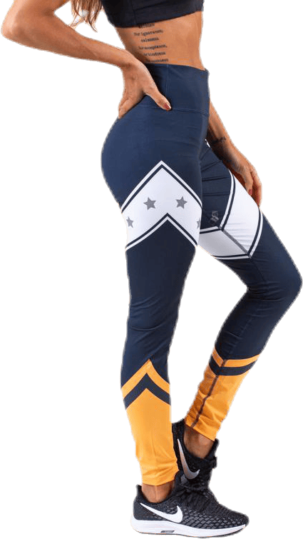 Block Legging Stars Full Length Blue - Bild 2