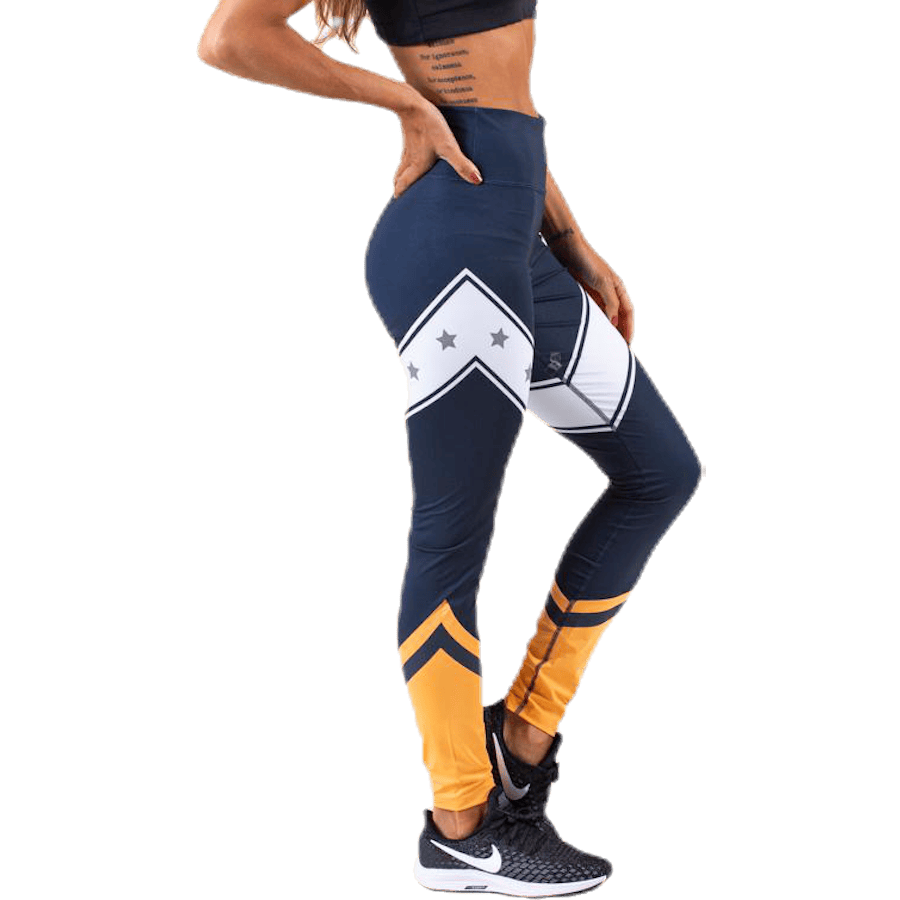 Block Legging Stars Full Length Blue - Bild 2