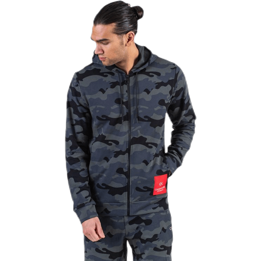 Full Zip Hooded Jacket Black