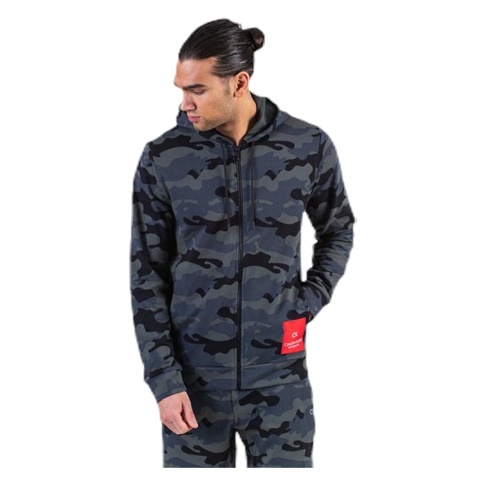 Full Zip Hooded Jacket Black, Male, Kläder, jackor, Träning, Svart, L