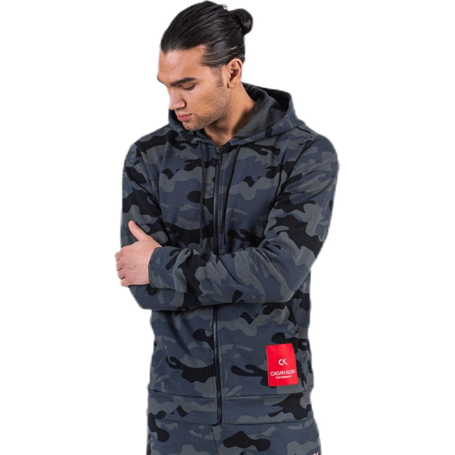 Full Zip Hooded Jacket Black - Bild 2