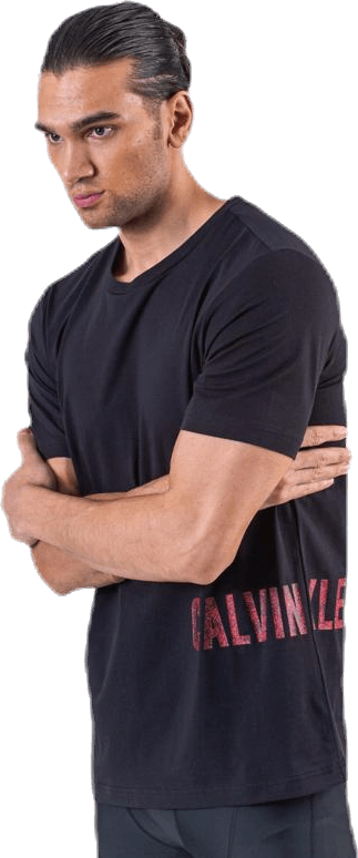 Short Sleeve T-Shirt Black, Male, Odzież, Podkoszulek, Trening, Czarny, M