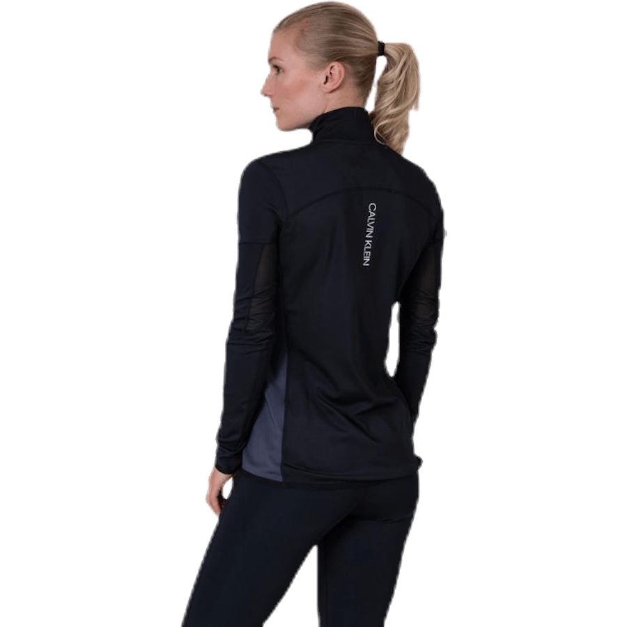 Long Sleeve 1/2 Zip Top Black - Bild 6