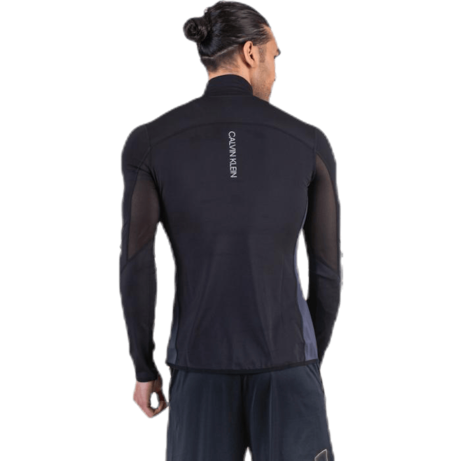 Long Sleeve 1/2 Zip Top Black - Bild 2