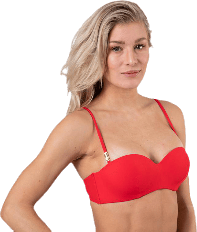 Core Solid Structured Bandeau Red - Bild 3