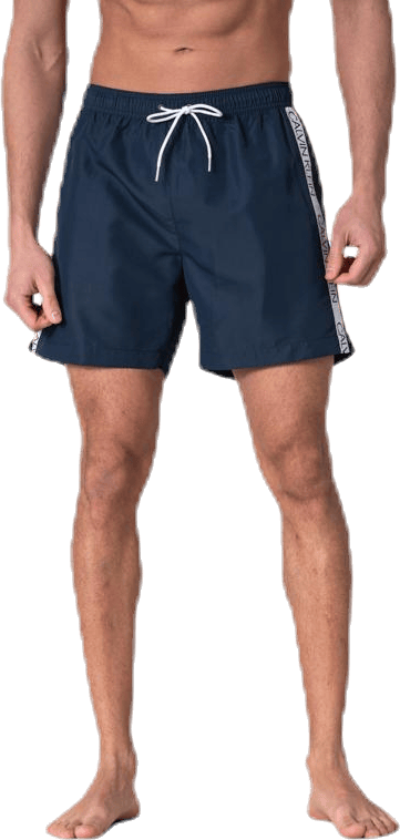 Core Logotape Medium Drawstring Blue, Male, Klær, Badetøy, Svømming, Blå, XL