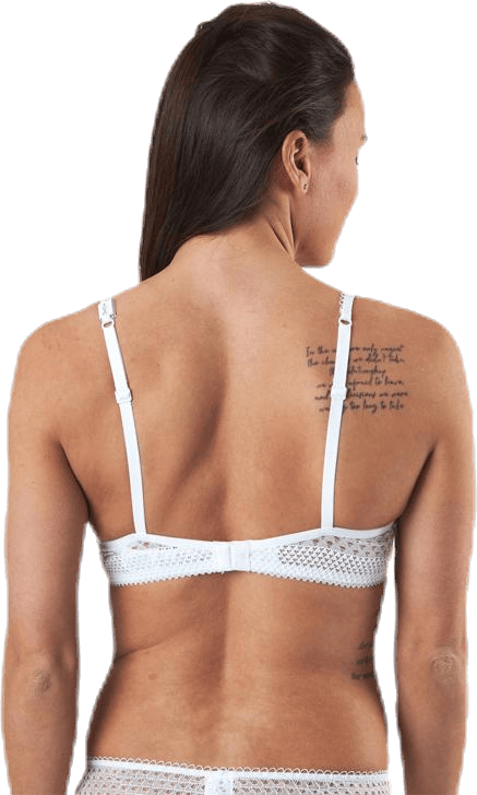 Pique Lace Lightly Lined Demi White - Bild 3