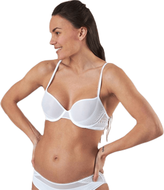 Pique Lace Lightly Lined Demi White - Bild 4