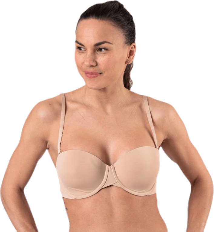 Light Lined Strapless Beige - Bild 5