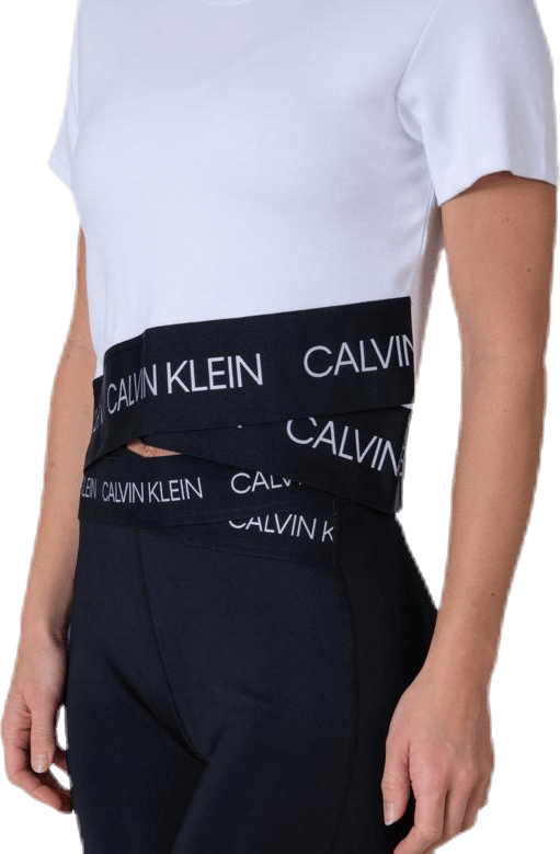 Cropped Short Sleeve T-Shirt White - Bild 4