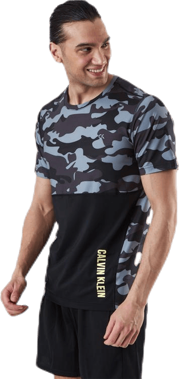Perfect Workout SS Tee  Patterned/Black