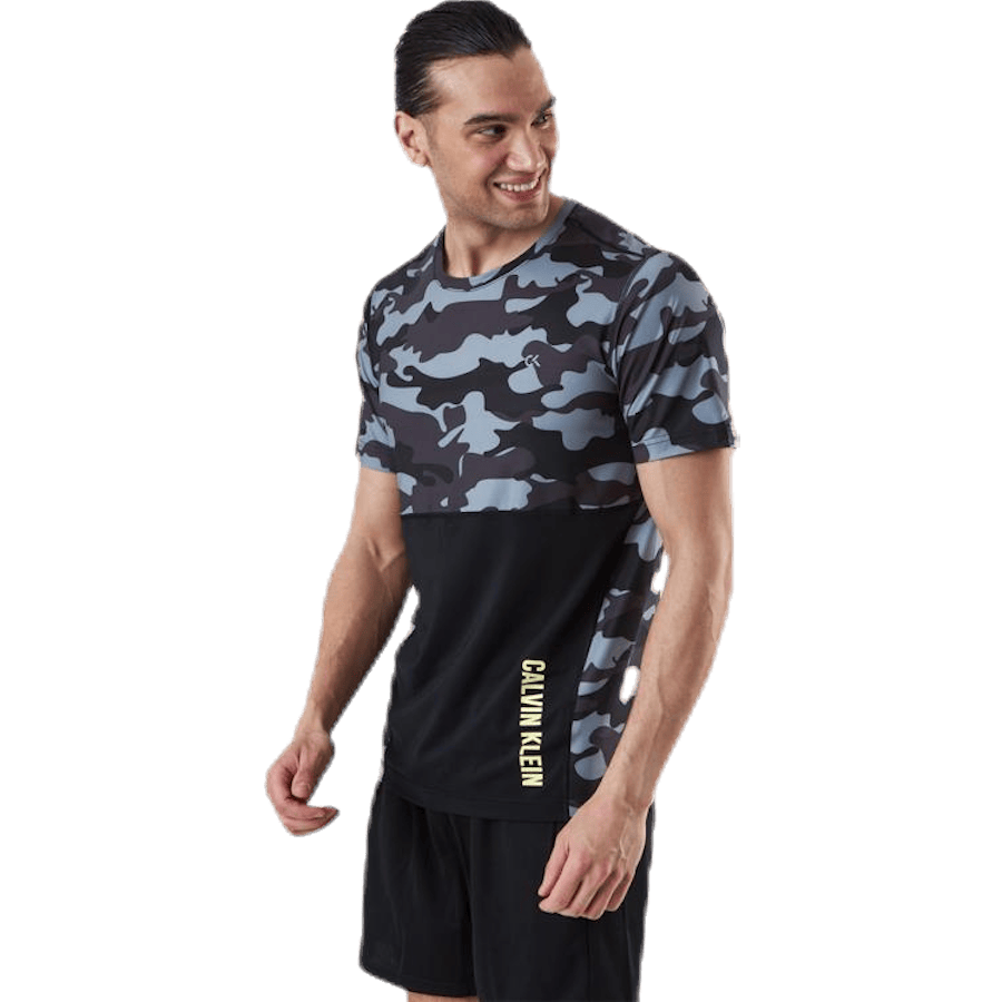 Perfect Workout SS Tee Patterned/Black
