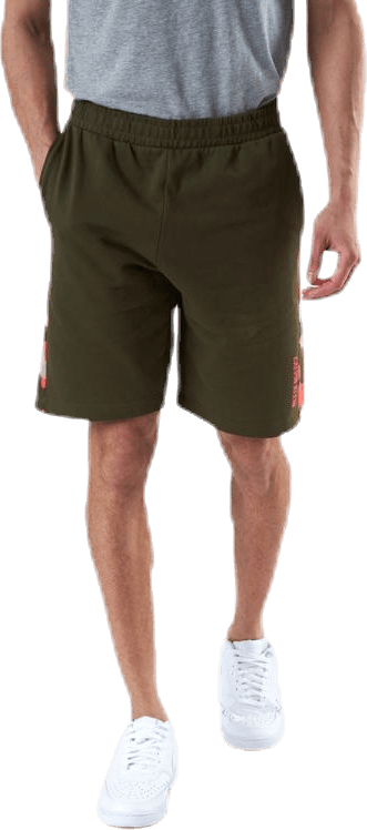 Camo 9″ Knit Shorts Patterned/Green