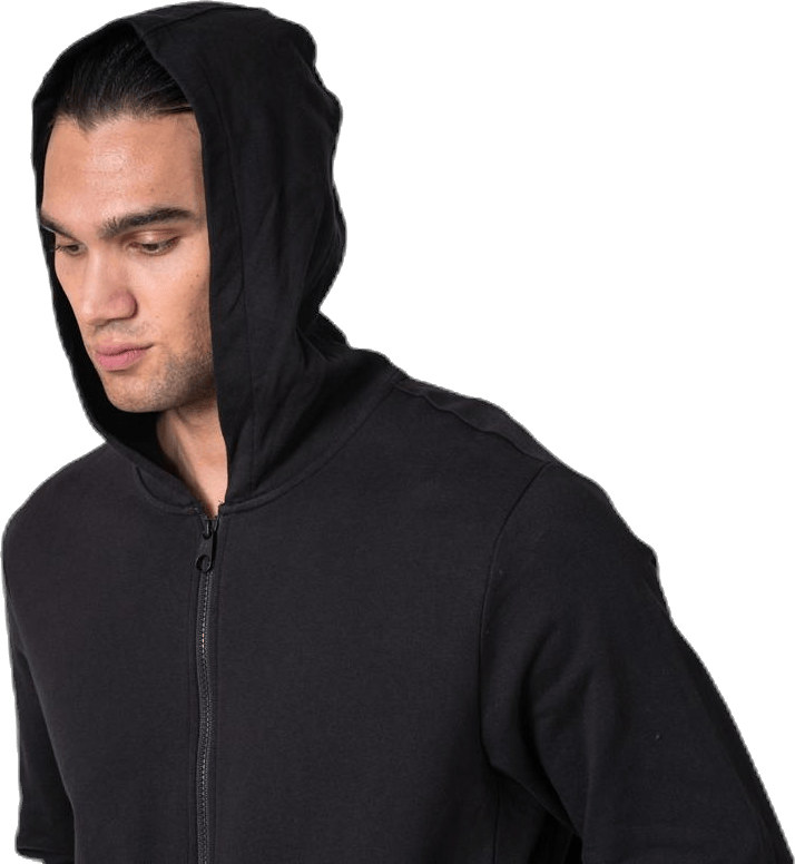 Full Zip Hooded Jacket  Black - Bild 4