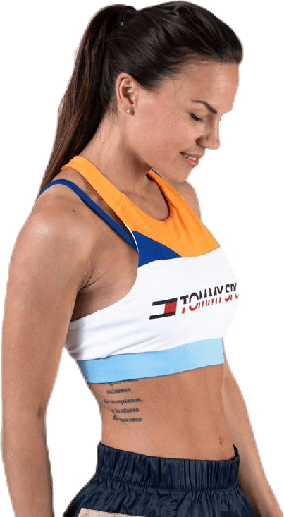 Sports Bra Logo Mid Patterned, Female, Ropa, Sujetador deportivo, Running, Estampado, XL