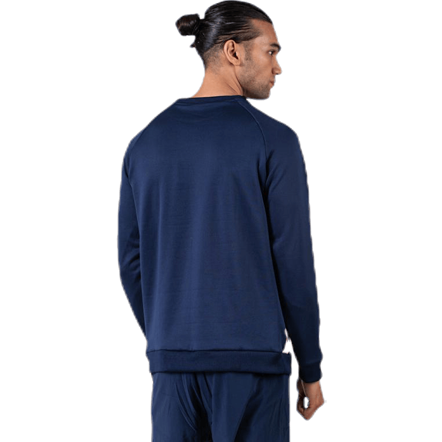 Knit Crew Sweat Logo Tape Blue - Bild 5
