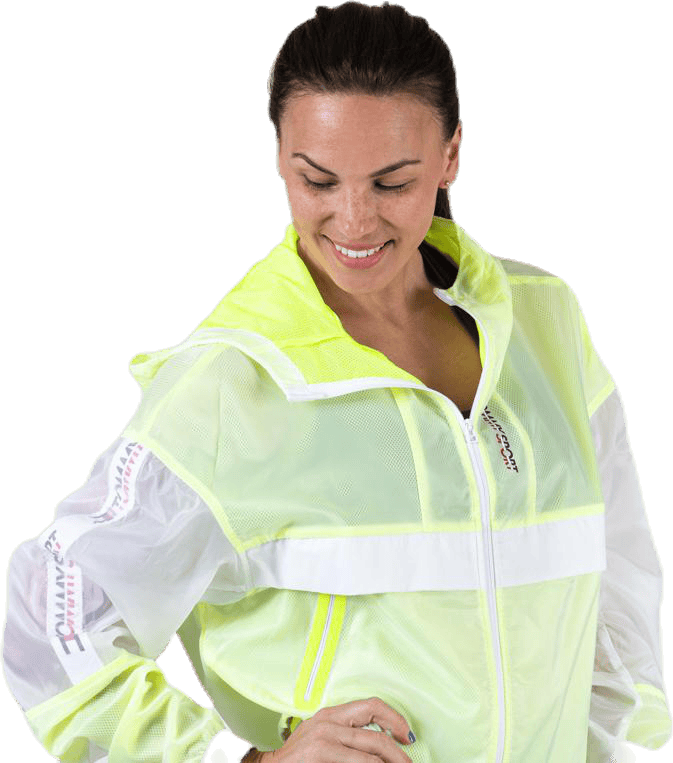 Windbreaker With Tape Yellow