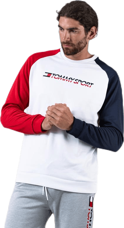 Knit Crew Sweat White, Male, Vêtements, Chemises, Entraînement, Blanc, XL