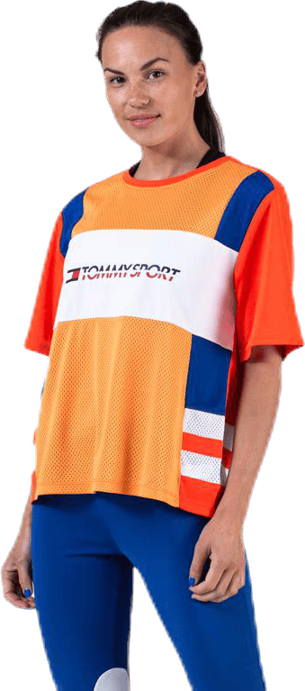 Mesh Tee Logo Patterned