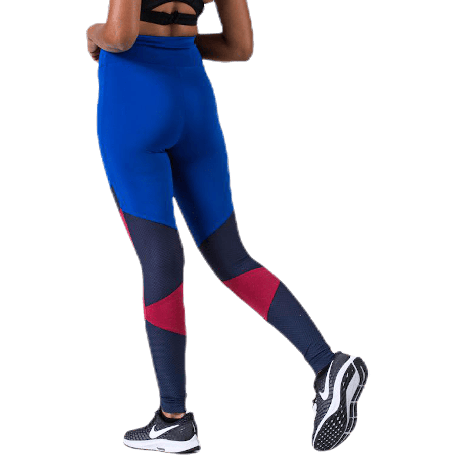 Blocked Legging Full Length Blue - Bild 3