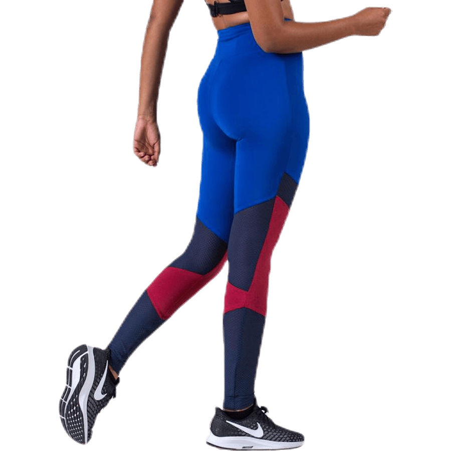 Blocked Legging Full Length Blue - Bild 4