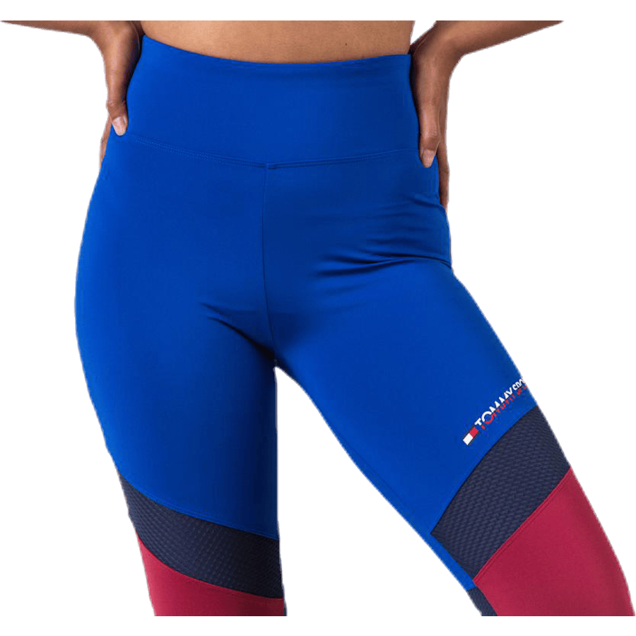 Blocked Legging Full Length Blue - Bild 5
